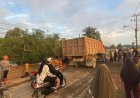 Akses Antarwilayah Pulih, Brimob Sumut Rampungkan Perbaikan Jembatan Halangan dalam 3 Hari