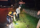 Polsek Kawali Tangani Cepat Kecelakaan Tunggal di Karangpawitan