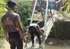 Selesai ! Jembatan Penghubung Warga Kadipaten Dapat Dilalui Berkat Tim SAR Sat  Brimob Polda Jabar & Warga