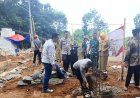 Polsek Cijeungjing Polres Ciamis Hadiri Peletakan Batu Pertama Pembangunan KDMP Desa Bojongmengger, Dukung Penguatan Ekonomi Desa
