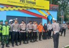 Kesiapan Personel Ops Lilin Lodaya 2025, Apel Pagi Digelar Pos Terpadu Polres Ciamis