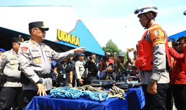Polri Gelar Apel Pergeseran Pasukan, Tegaskan Komitmen Percepatan Bantuan Bencana
