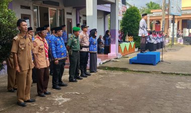 Kapolsek Cihaurbeuti Polres Ciamis Ikuti Upacara 6 Peringatan HBN di Tingkat Kecamatan