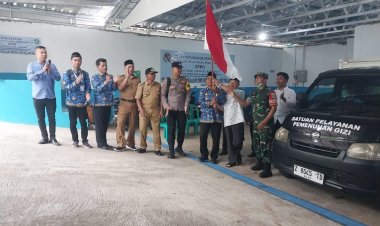 Polsek Cimaragas Polres Ciamis Turun Langsung Pantau Laucnhing Dapur SPPG Cidolog