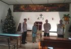 Polsek Cisaga Berikan Pengamanan Kegiatan Ibadah Tahun Baru di Gereja Kristen Pasundan