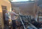 Polisi Datangi TKP Kebakaran Rumah di Desa Gunungsari