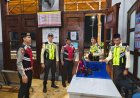 Cipkon Kamtibmas, Samapta Polres Ciamis Patroli Dialogis ke Stasiun KAI Ciamis di Malam Hari