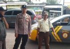 Cipkon Bahaya Kriminalitas, Polsek Kawali Polres Ciamis Sampaikan Binluh ke Satpam Pasar Galuh