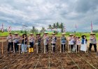 Polres Ciamis Ambil Peran Aktif Dukung Swasembada Pangan Melalui Penanaman Jagung Serentak 750 Hektare
