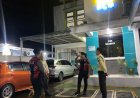 Cipkon di Malam Hari, Satuan Samapta Polres Ciamis Patroli Dialogis Sasar Kantor PLN Ciamis