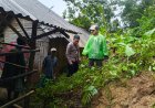 Longsor Hantam Rumah Warga, Polisi Datangi Lokasi Bantu Evakuasi