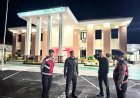 Cipkon Malam Hari, Tiga Anggota Samapta Polres Ciamis Patroli Datangi Pengadilan Negeri Ciamis