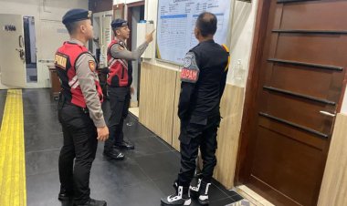 Perkuat Sinergitas Jaga Harkamtibmas, Samapta Polres Ciamis Koorkom ke Petugas Lapas Ciamis