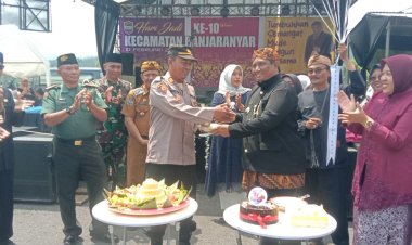 Polsek Banjarsari Dukung Peringatan Hari Jadi ke-10 Kecamatan Banjaranyar, Wujud Sinergi Polri dan Masyarakat
