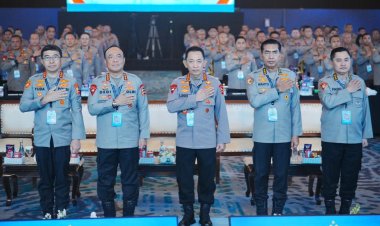 Beri Arahan di Rapim Polri, Kapolri Tegaskan Dukung-Kawal Penuh Program Pemerintah