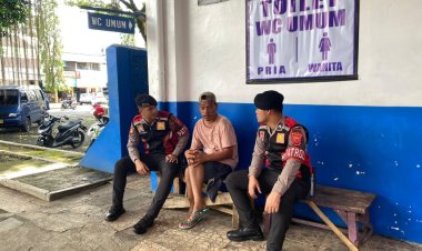 Cipkon Aksi Premanisme di Ruang Publik, Polres Ciamis Patroli ke Area Terminal Ciamis