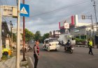 Sat Samapta Polres Ciamis Gelar Strong Point Pagi, Wujudkan Lalu Lintas Tertib dan Lancar